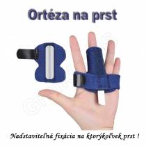 Nastaviteľná ortéza - fixačná dlaha na ochranu prstov