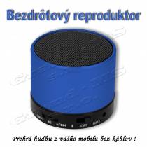 Bluetooth prenosný mini reproduktor RC07 + Mp3 prehrávač modrý