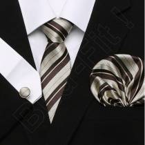 Luxusná 3 dielna kravatová sada - 07